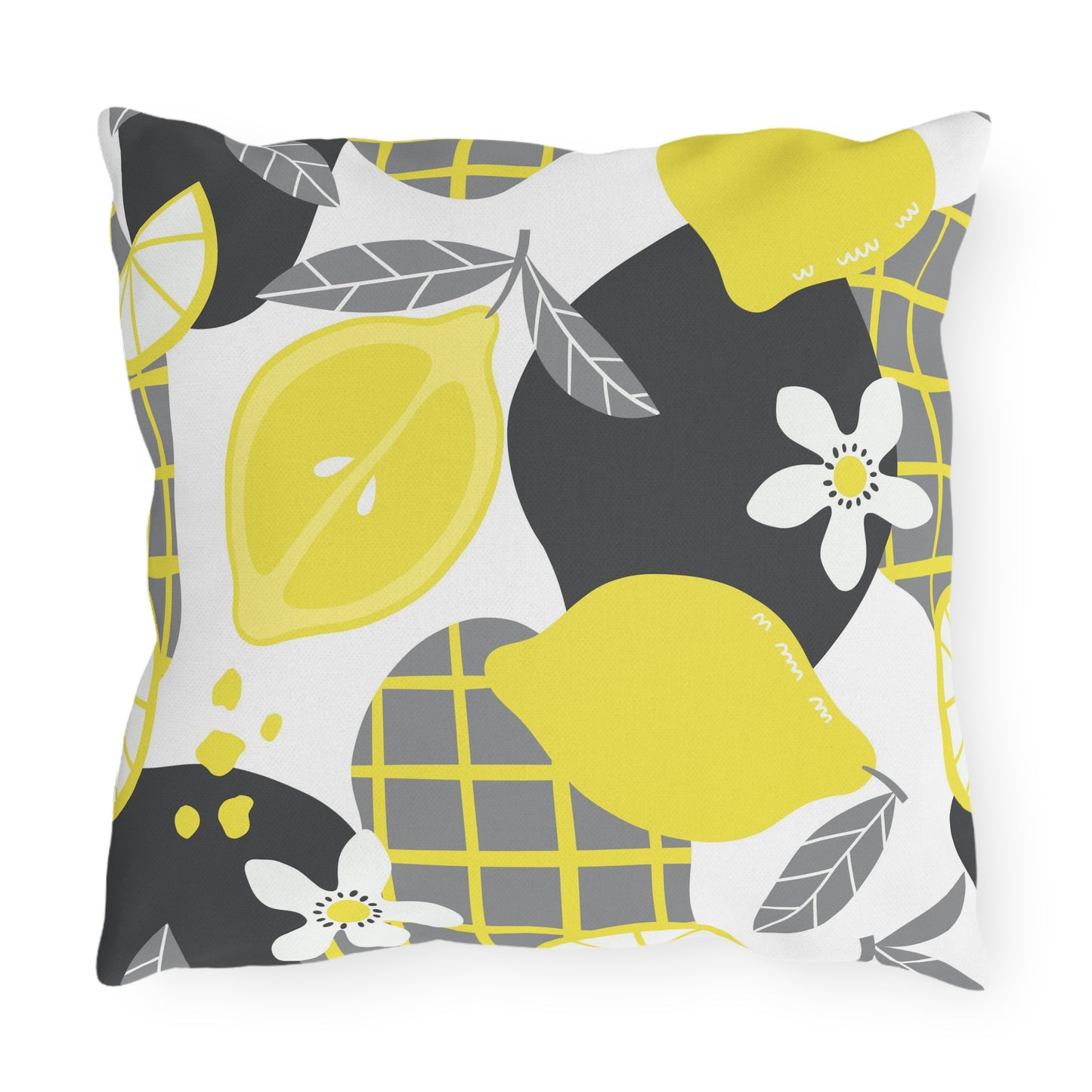 Outdoor Pillow - Lemon Citrus Outdoor Throw Pillow