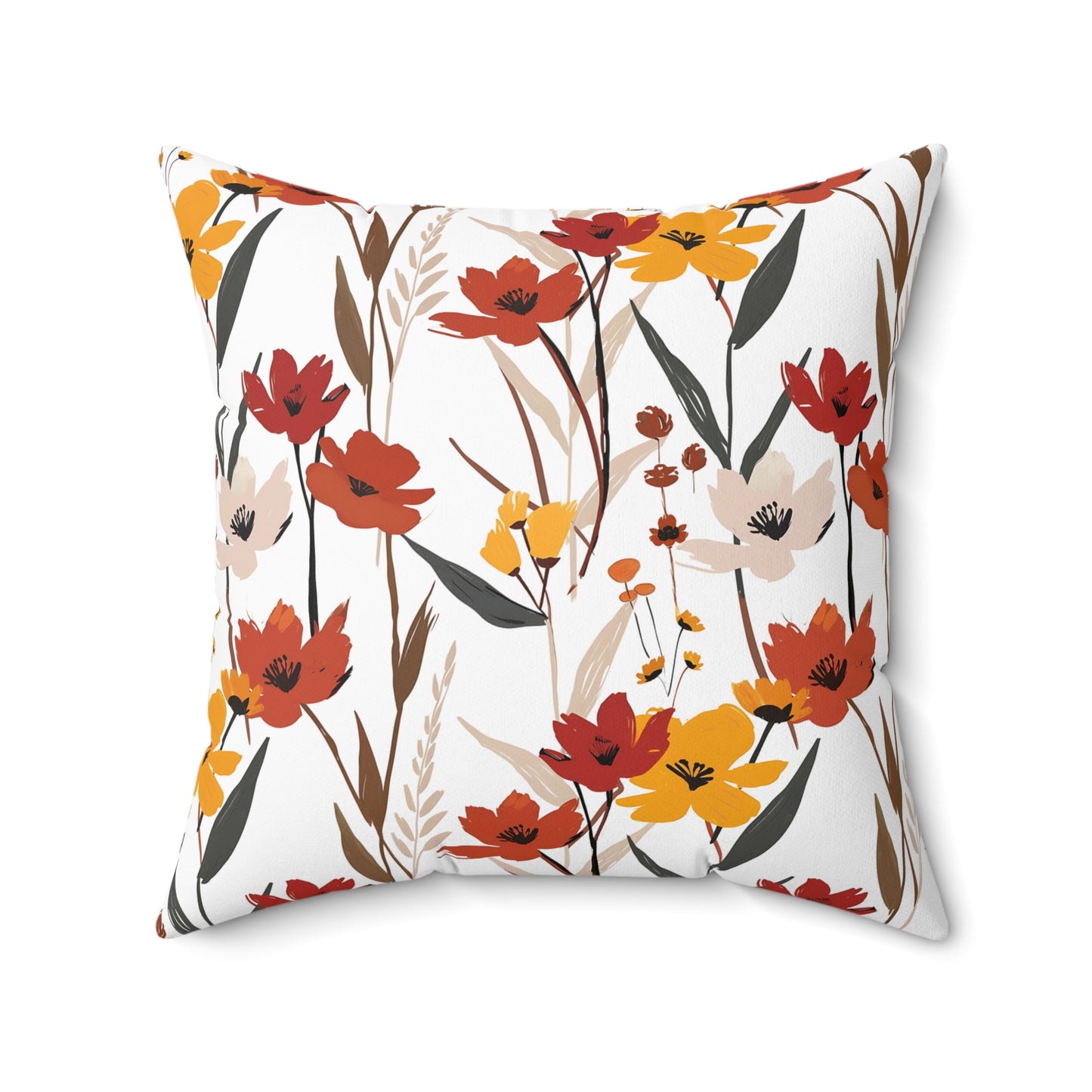 Orange and Red - Indoor Throw Pillow