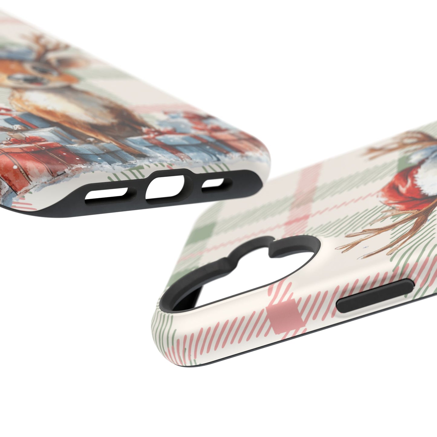 Festive Reindeer MagSafe Christmas iPhone Case