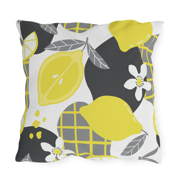 Outdoor Pillow - Lemon Citrus Outdoor Throw Pillow
