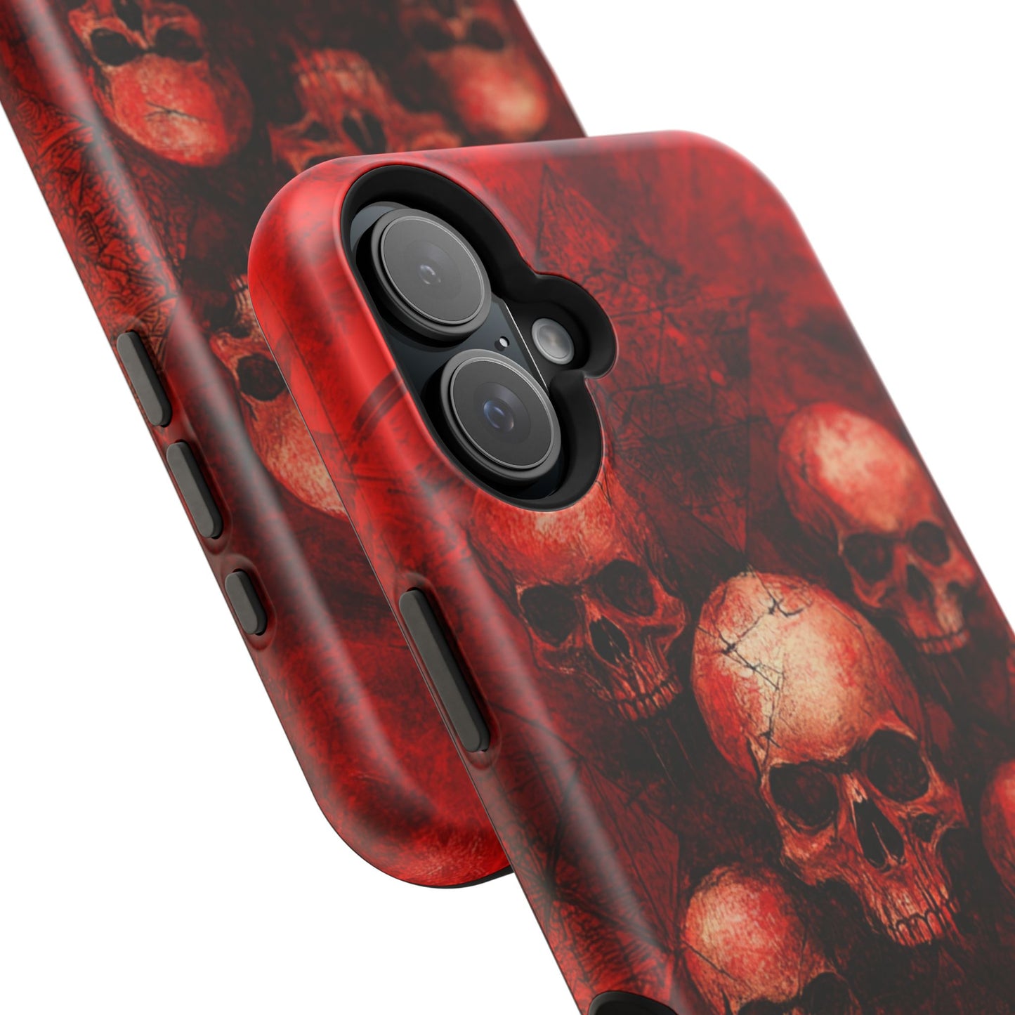 Red Skulls MagSafe iPhone Case