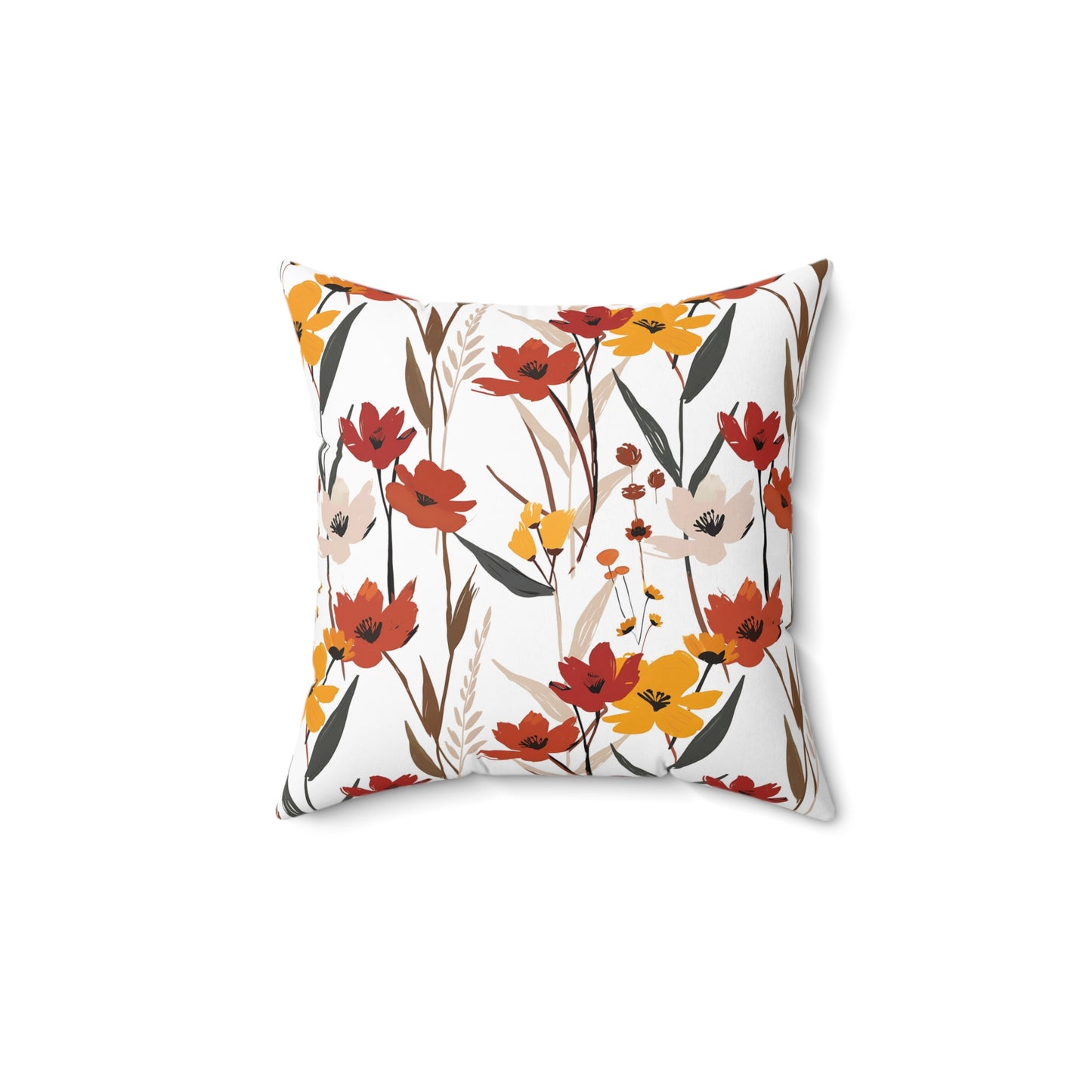Orange and Red - Indoor Throw Pillow