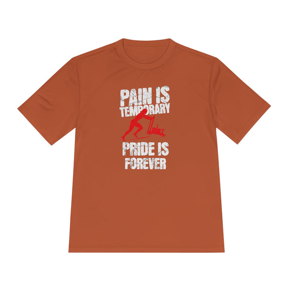 HYROX Inspired Women’s Performance Tee - Pain Is Temporary Pride Is Forever