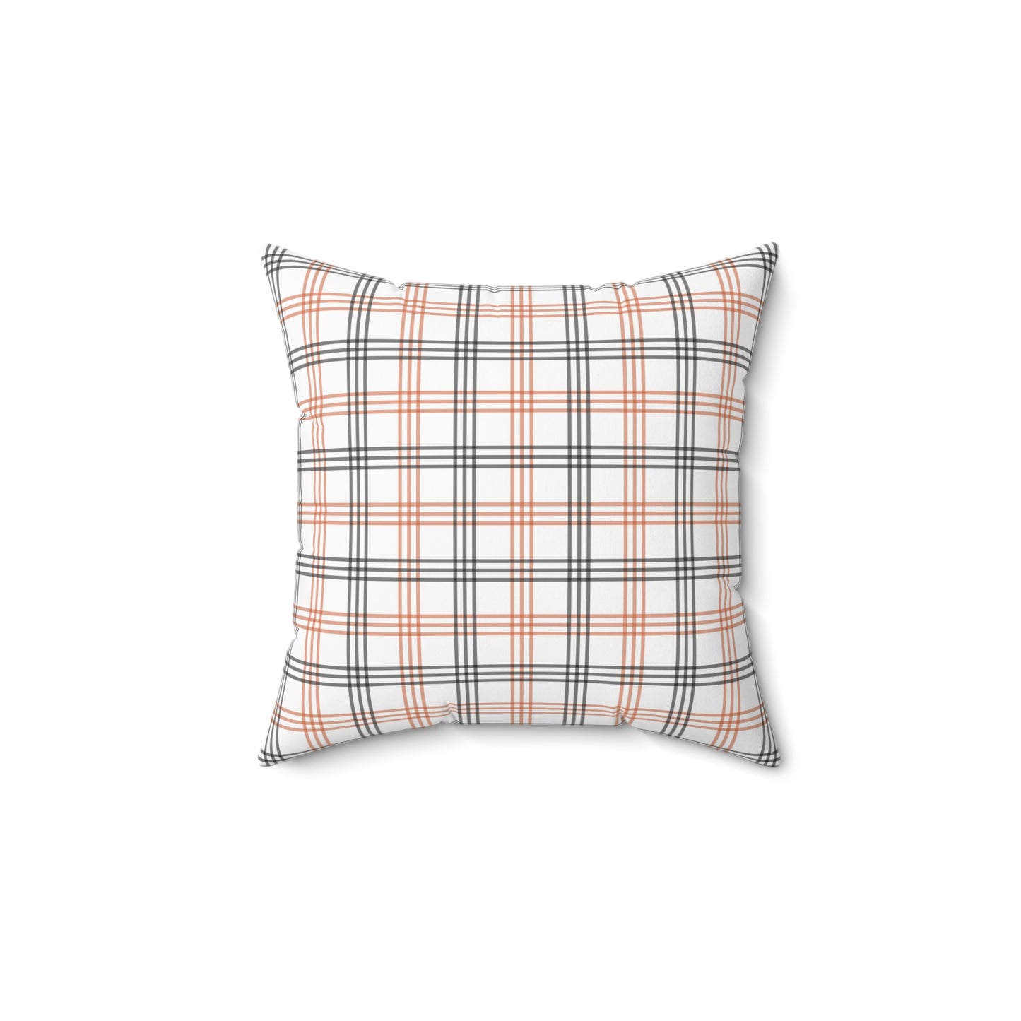 Cutest Pumpkin in the Patch - Indoor Throw Pillow – Double-Sided Fall Pillow with Plaid Bow Design