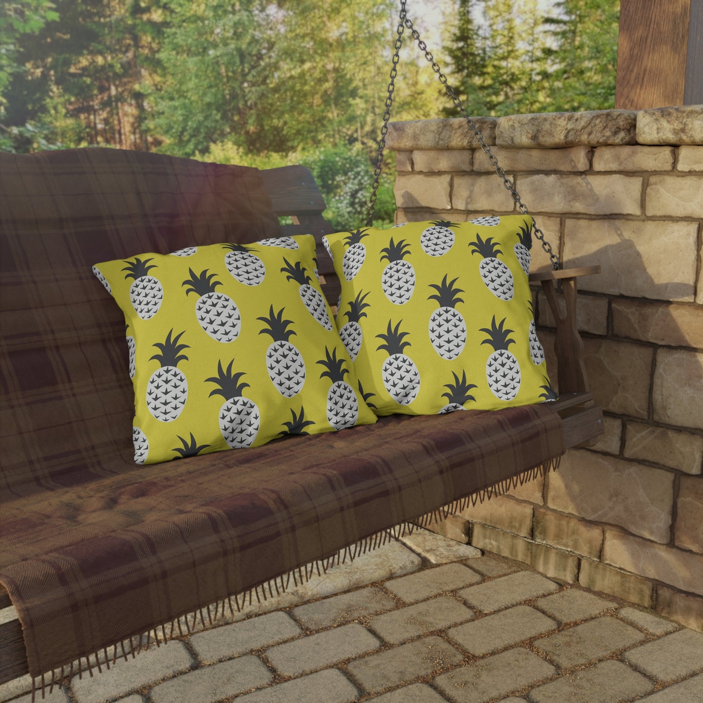 Pineapple Outdoor Pillow