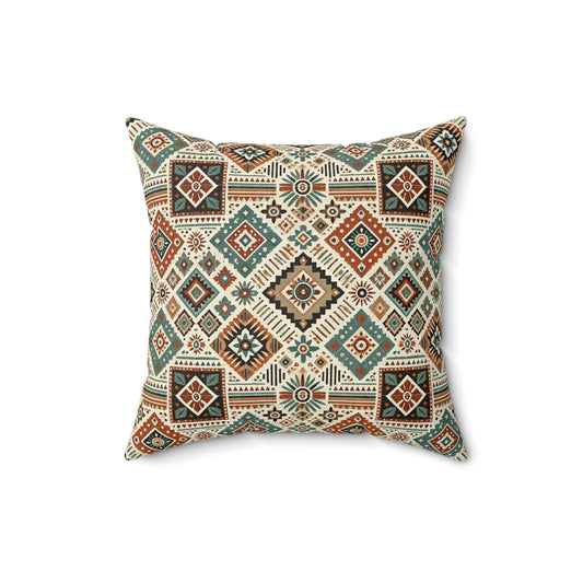 Aztec Western Inspired - Indoor Throw Pillow
