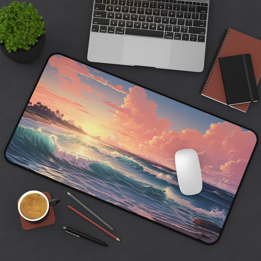 Ocean Sunrise - Large Desk Mat