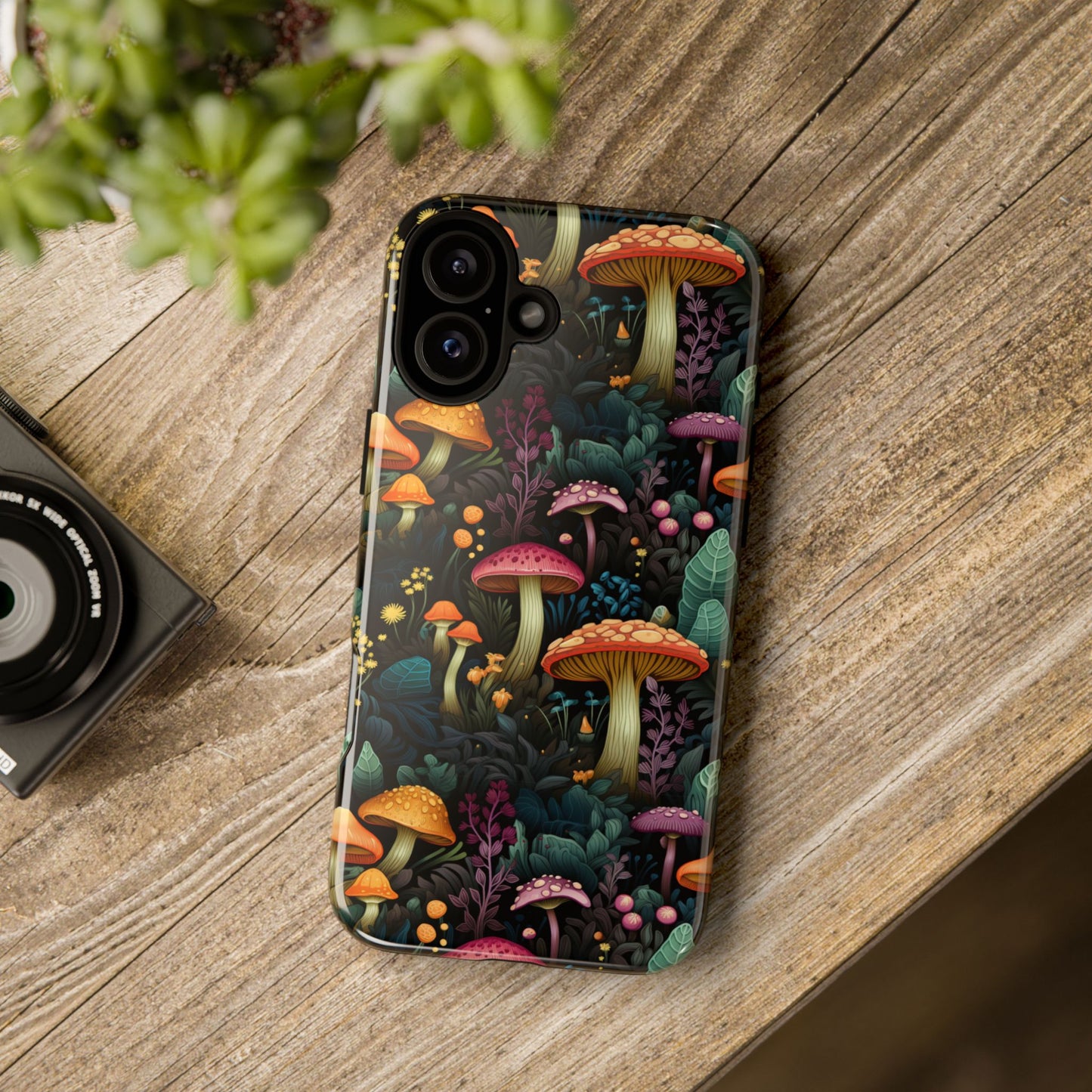 Mushroom Forest Colorful Fungi Phone Case