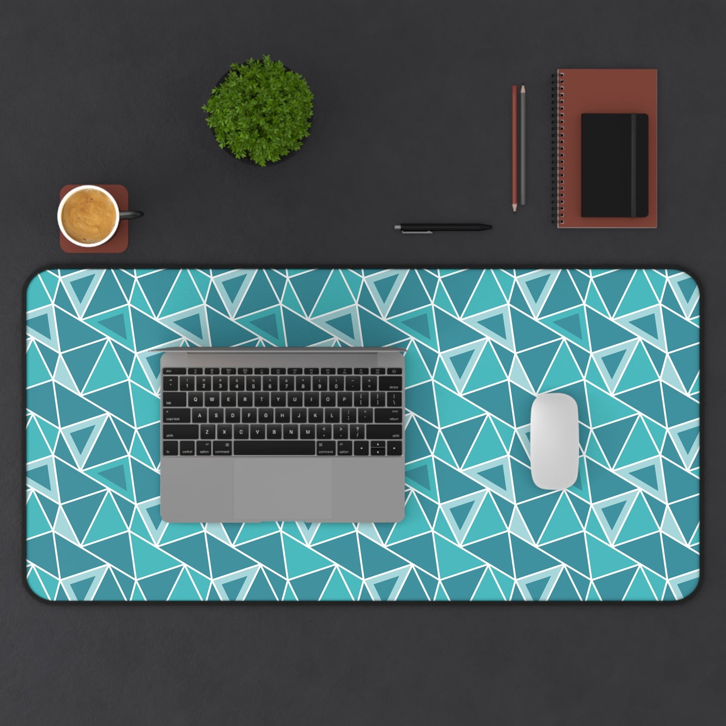 Geometric Pattern Desk Mat