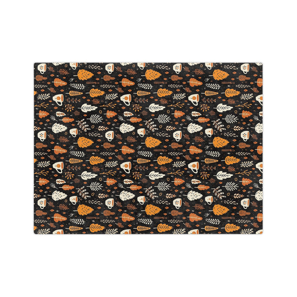 Cozy Fall Velveteen Blanket - Perfect for Autumn, Halloween, and Thanksgiving Decor, Gift for Friends, Family, Home