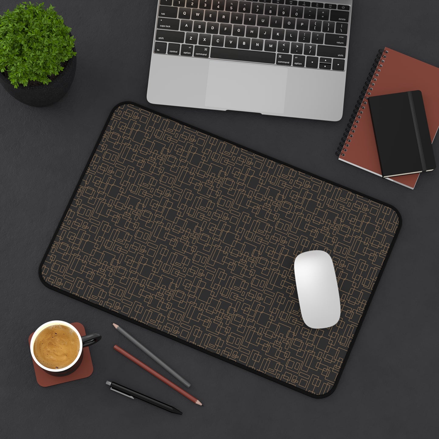 Modern Geometric Pattern - Desk Mat