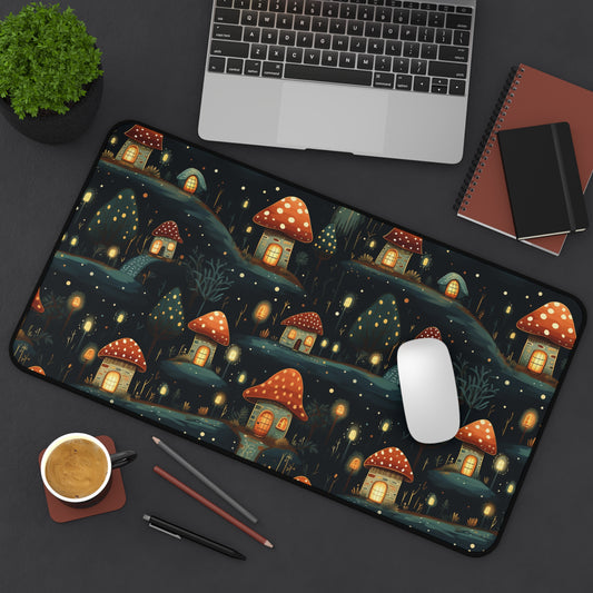 Cottagecore Village Large Desk Mat