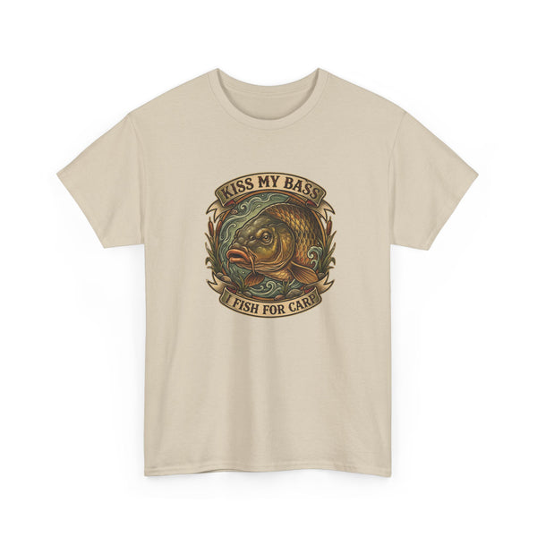 Kiss My Bass, Fish For Cash - Bass Angler Tee