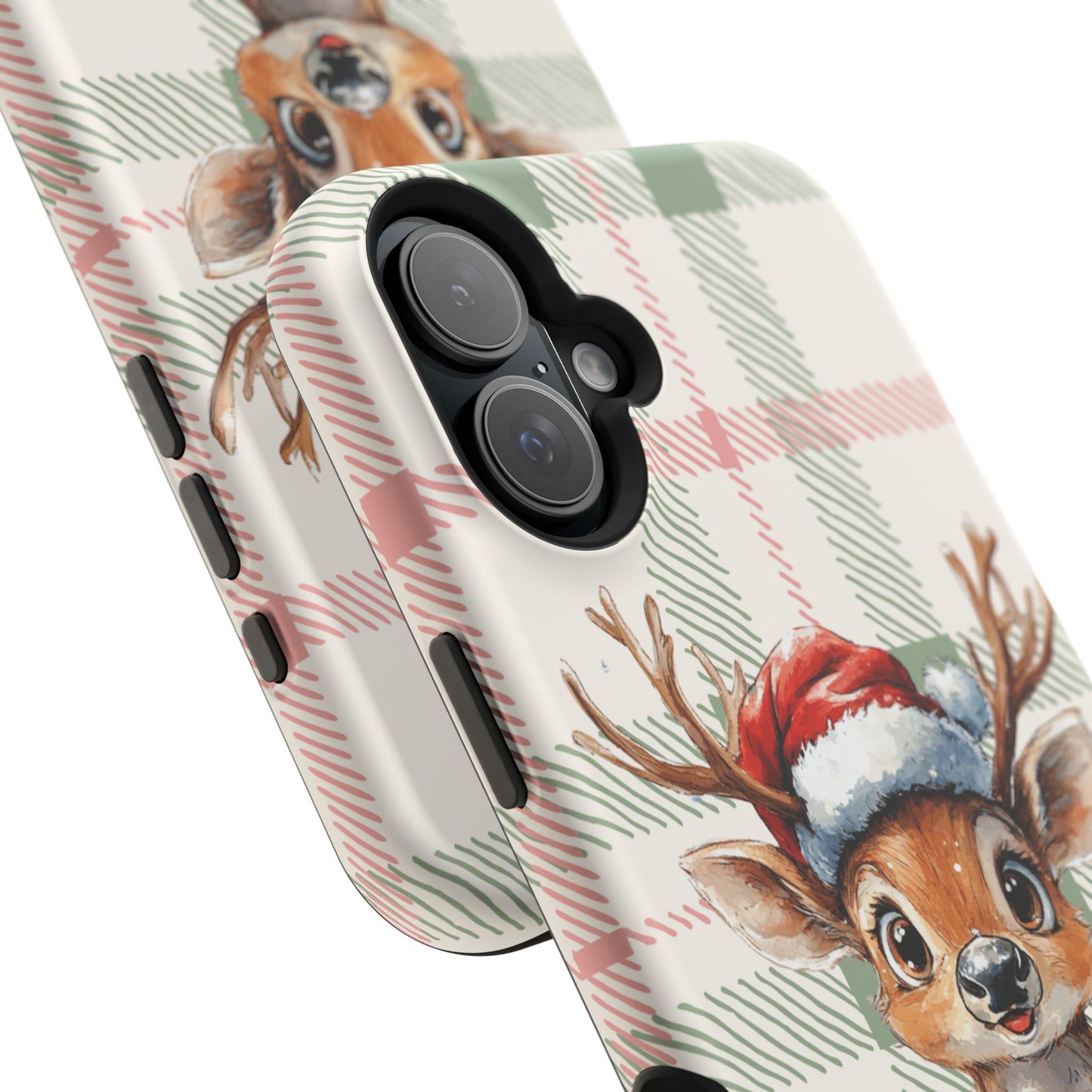 Festive Reindeer MagSafe Christmas iPhone Case