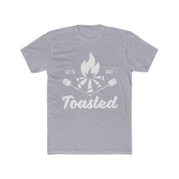 Men's Shirt - Lets Get Toasted Shirt, S'Mores Shirt, Outdoorsman