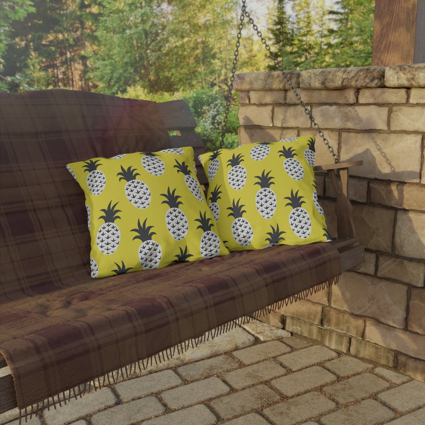 Pineapple Outdoor Pillow