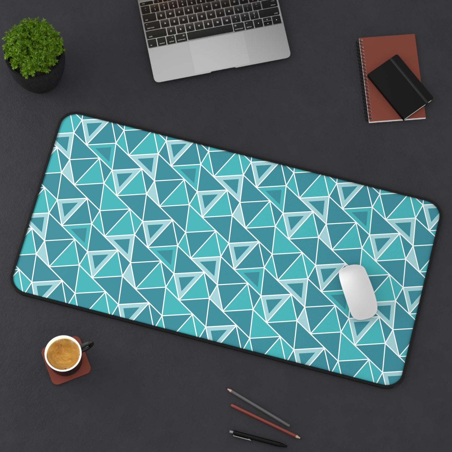 Geometric Pattern Desk Mat