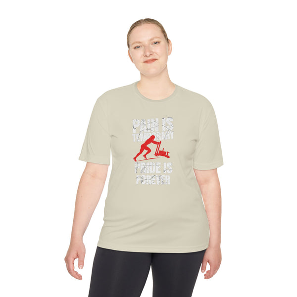 HYROX Inspired Women’s Performance Tee - Pain Is Temporary Pride Is Forever