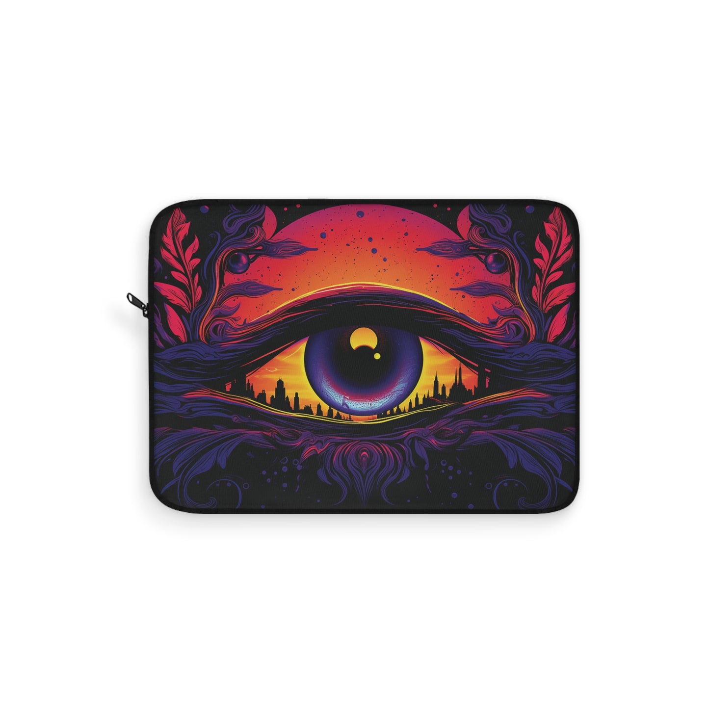 Vibrant Synthwave Eye Laptop Sleeve