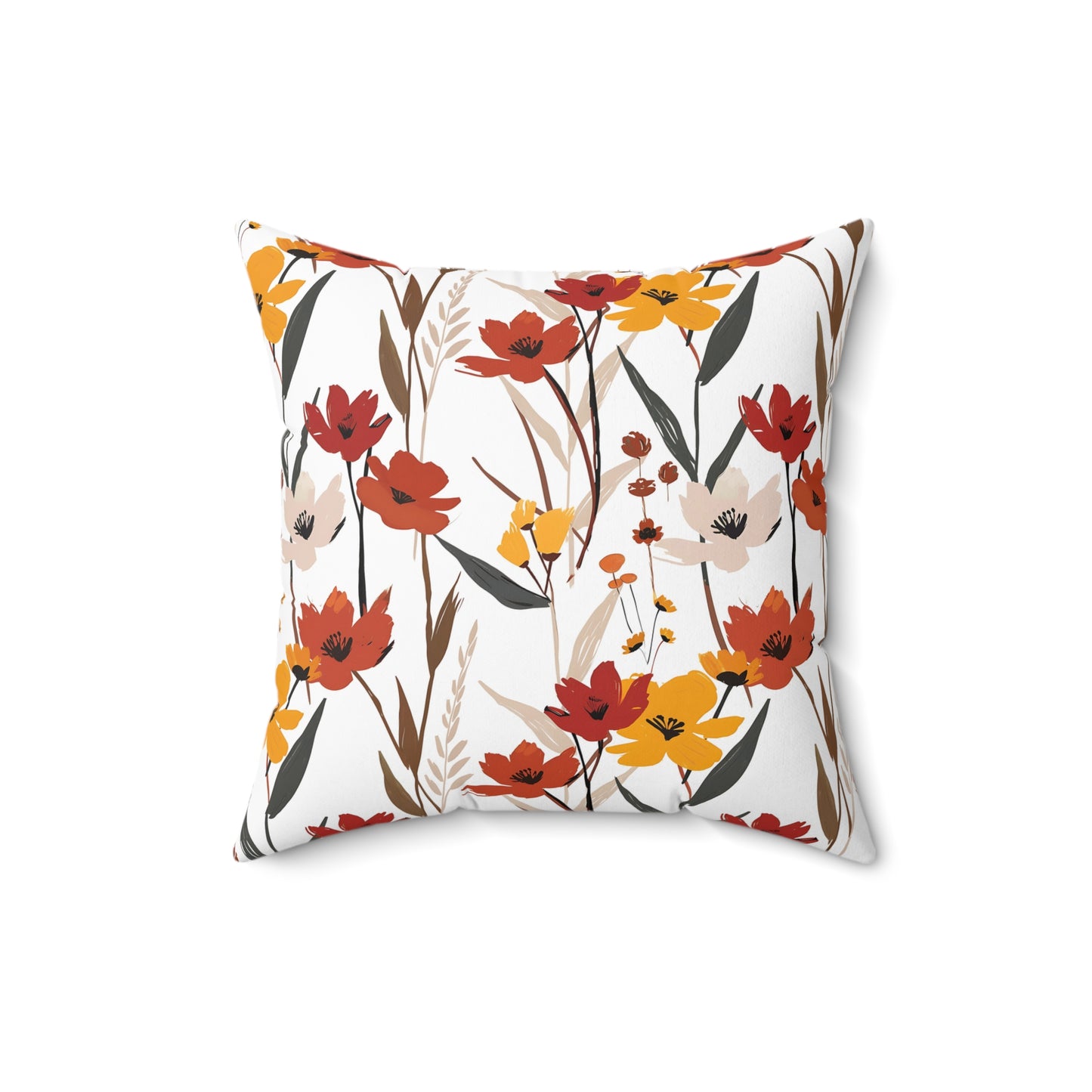 Orange and Red - Indoor Throw Pillow
