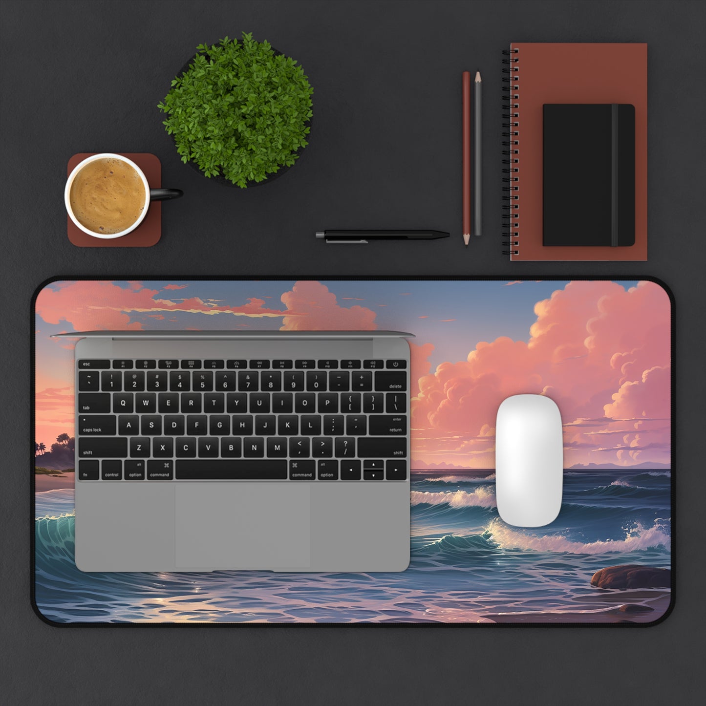 Ocean Sunrise - Large Desk Mat