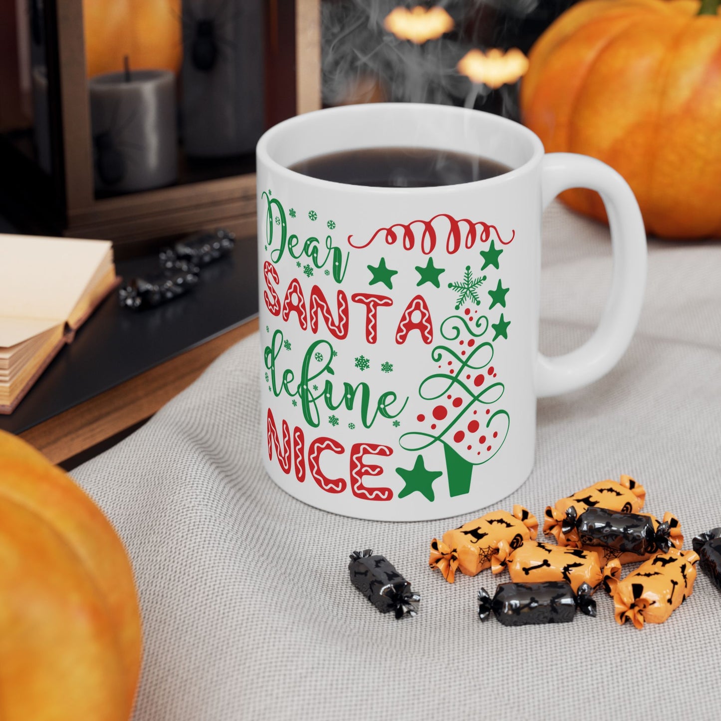 Dear Santa Define Nice - Ceramic Mug 11oz or 15oz
