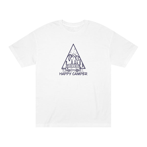Mens Happy Camper TShirt Classic Mens Camping Tee