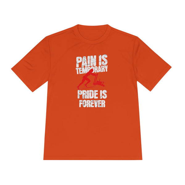 HYROX Inspired Women’s Performance Tee - Pain Is Temporary Pride Is Forever