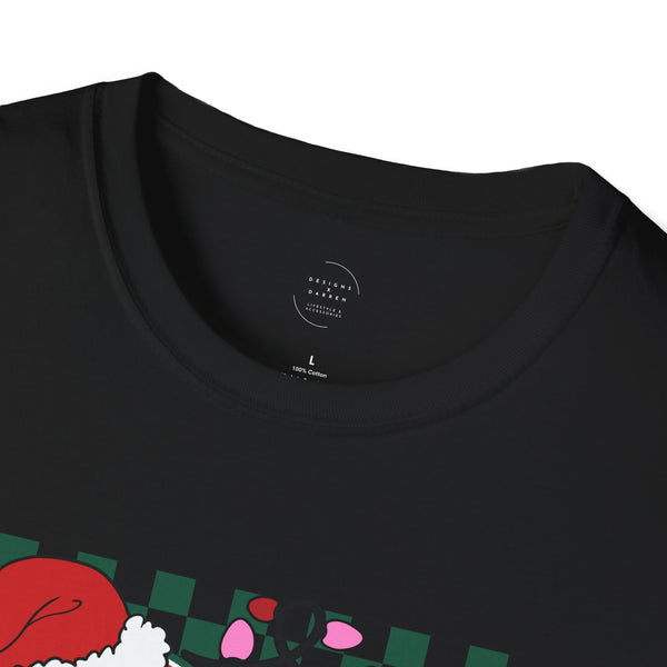 Christmas 67 Shirt – Cute Santa & Reindeer Holiday Graphic Tee – Festive “Six Seven” Xmas Top