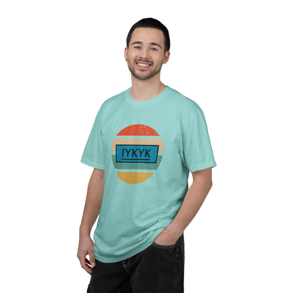 IYKYK Vintage Style Tee with Retro Rainbow