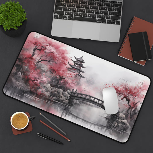 Japanese Garden Inspired Desk Mat