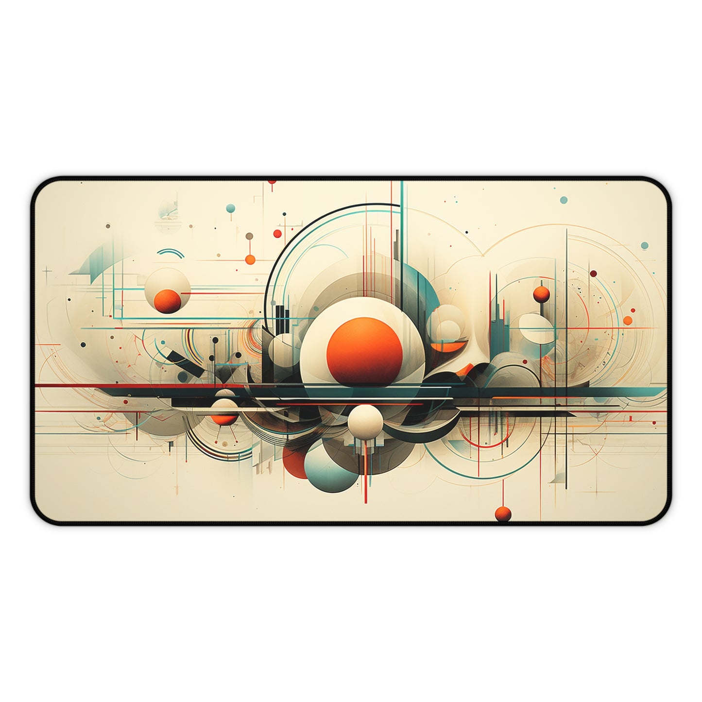 Abstract Space Station - Desk Mat