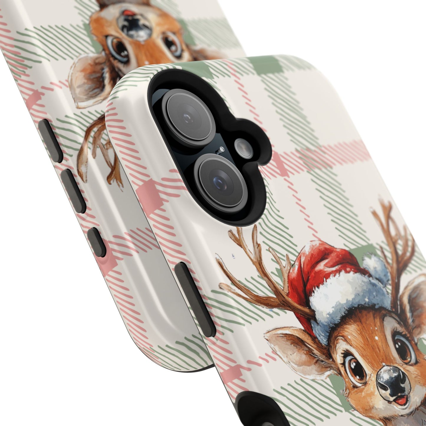 Festive Reindeer MagSafe Christmas iPhone Case