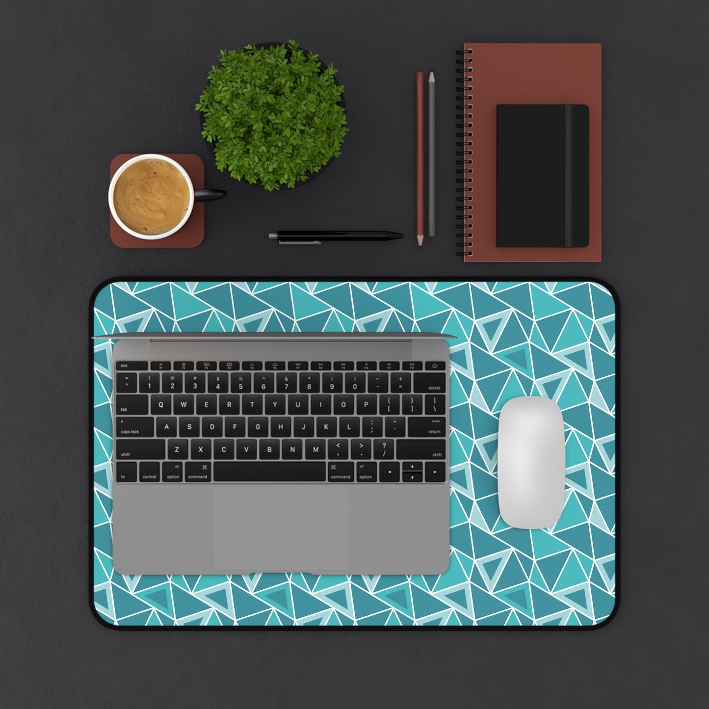 Geometric Pattern Desk Mat