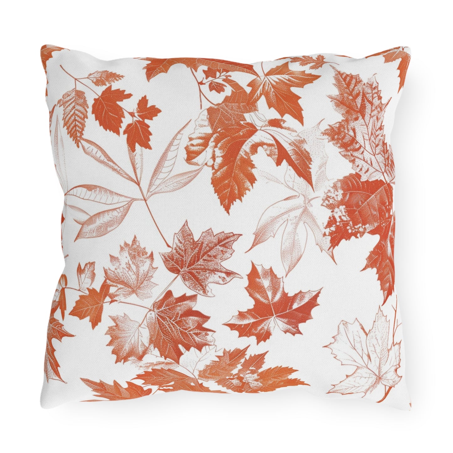 Autumn Leaf Outdoor Pillows, Decorative Garden Cushion, Fall Home Decor, Patio Accessories, Cozy Outdoor Throw Pillows