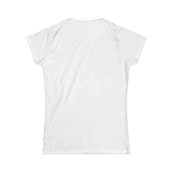 Women’s F-It Mandala Line Art T-Shirt – Minimalist Floral Design