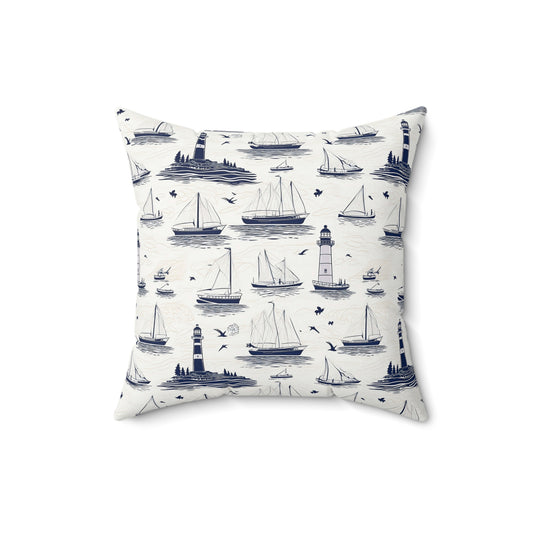 Nautical Throw Pillow