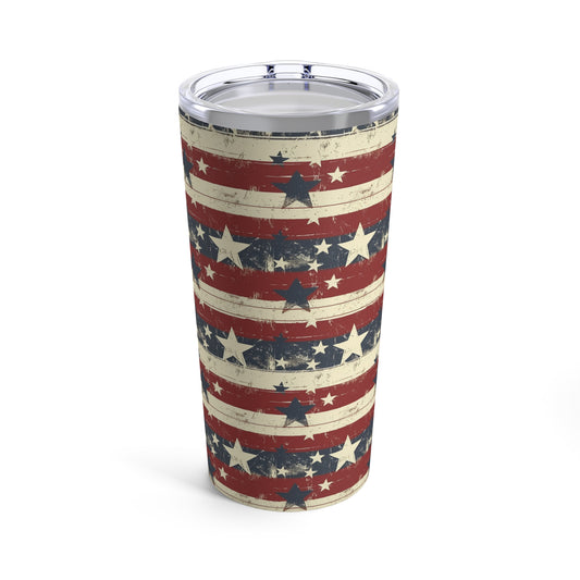 Vintage Stars & Stripes 20oz Insulated Tumbler