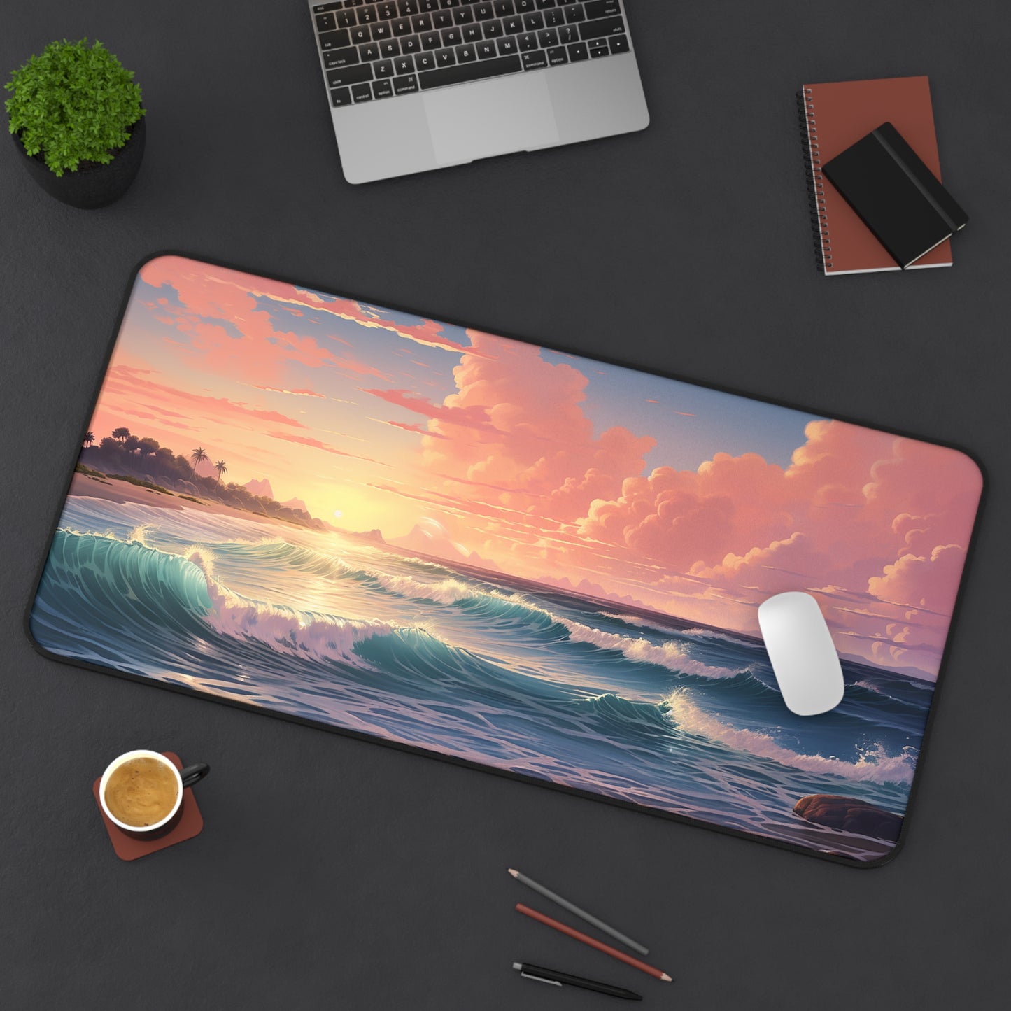 Ocean Sunrise - Large Desk Mat