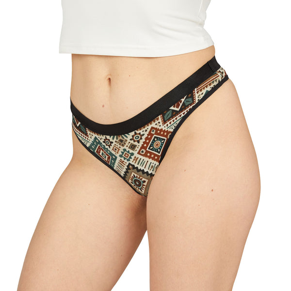 Western Print Women's Thong