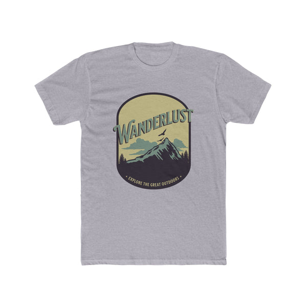 Wanderlust Explore the Great Outdoors Men's Cotton TShirt