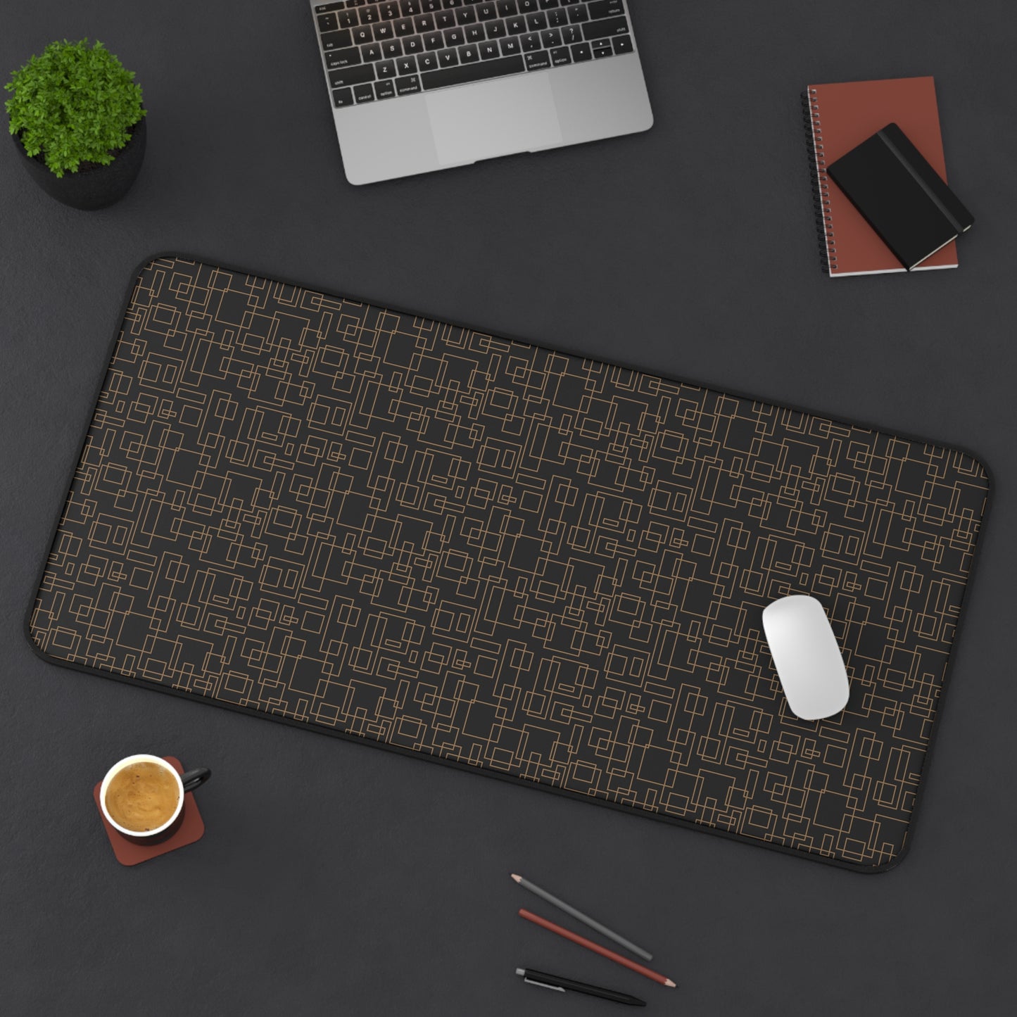 Modern Geometric Pattern - Desk Mat
