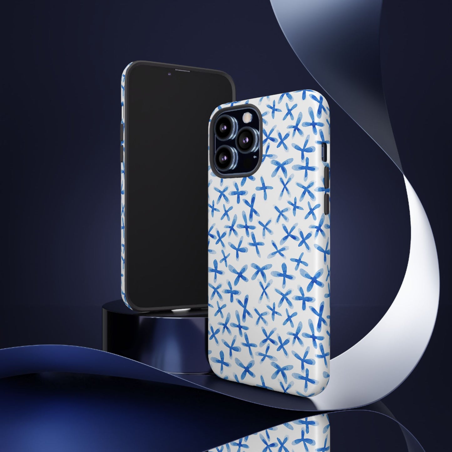 Pastel Blue Floral - Phone Case - iPhone, Samsung, Pixel