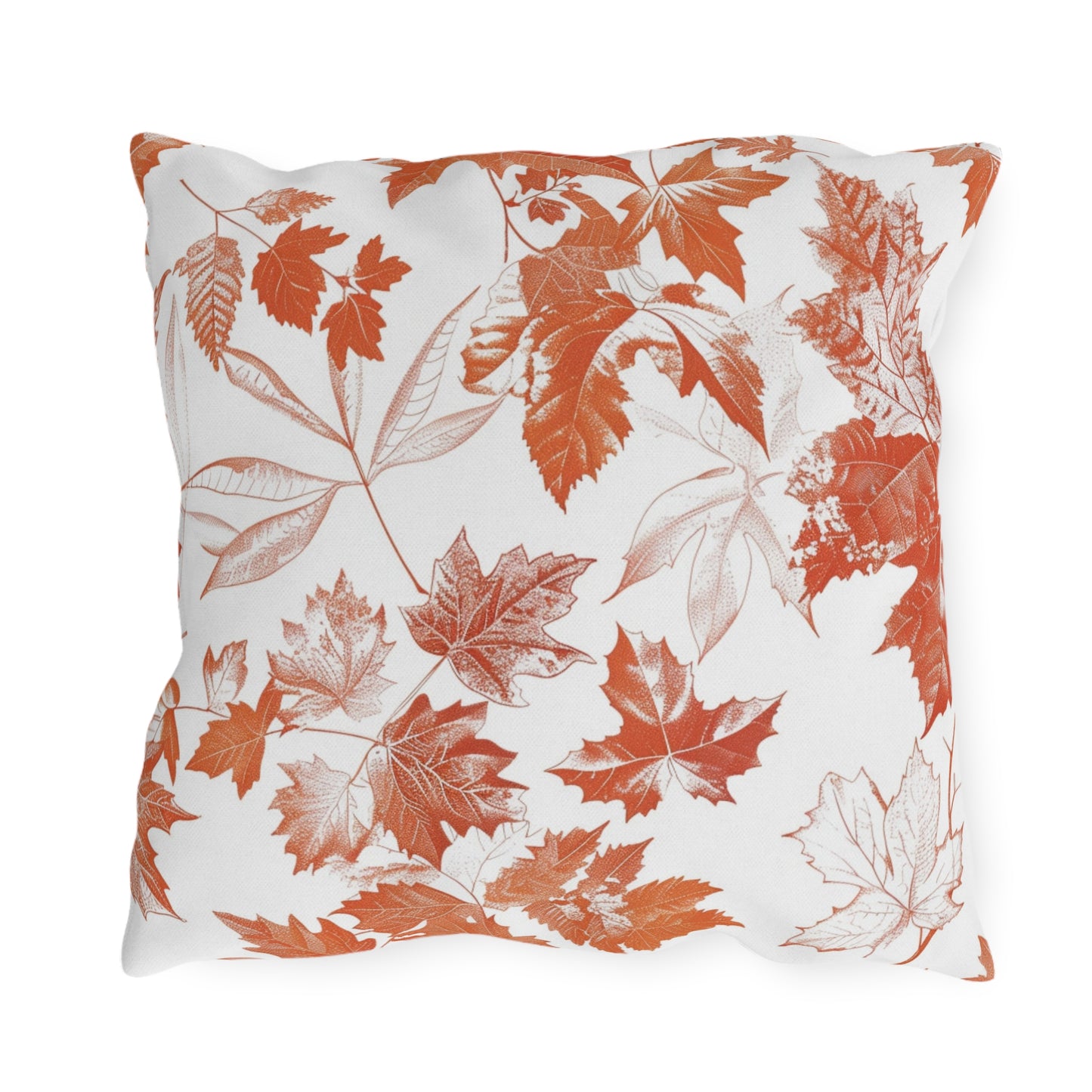 Autumn Leaf Outdoor Pillows, Decorative Garden Cushion, Fall Home Decor, Patio Accessories, Cozy Outdoor Throw Pillows