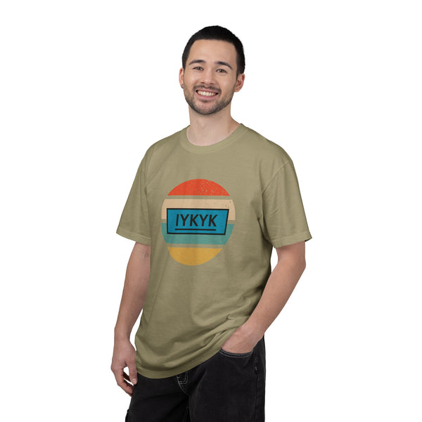IYKYK Vintage Style Tee with Retro Rainbow