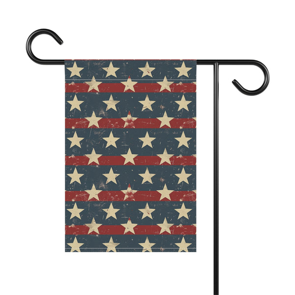 Patriotic Stars & Stripes Garden Flag
