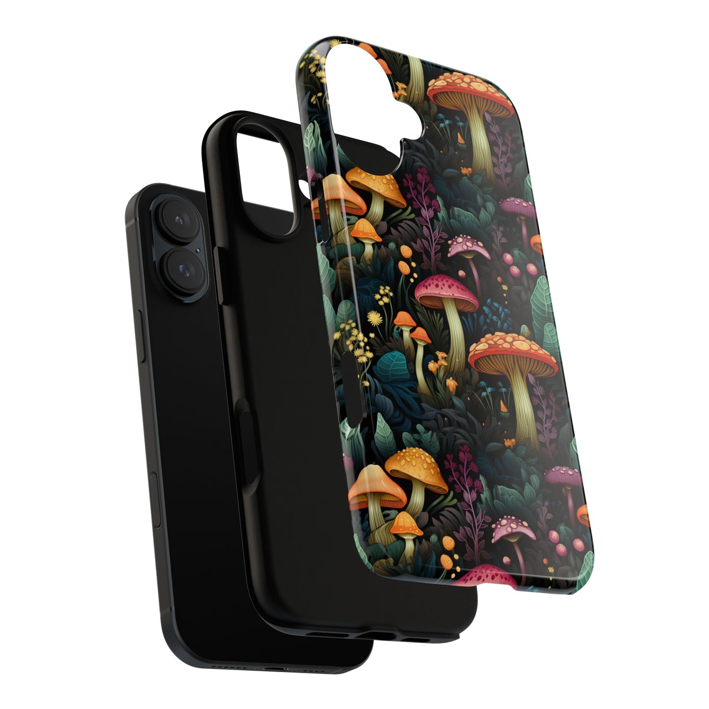 Mushroom Forest Colorful Fungi Phone Case