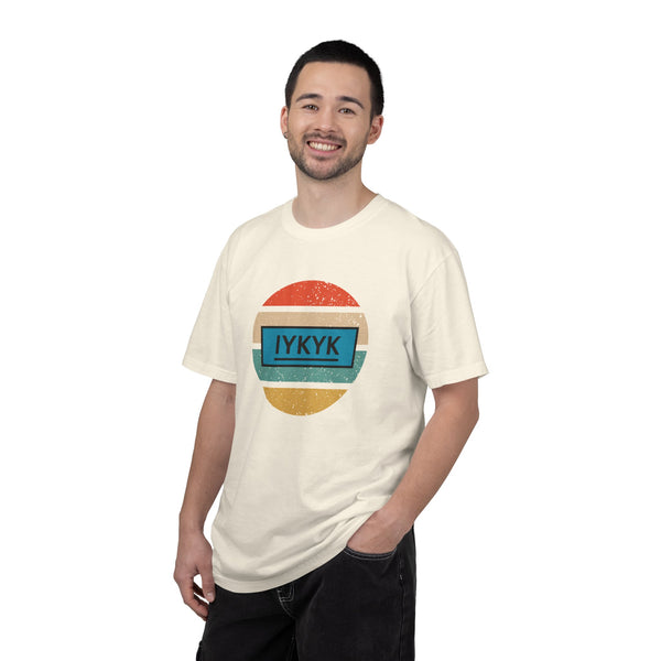 IYKYK Vintage Style Tee with Retro Rainbow