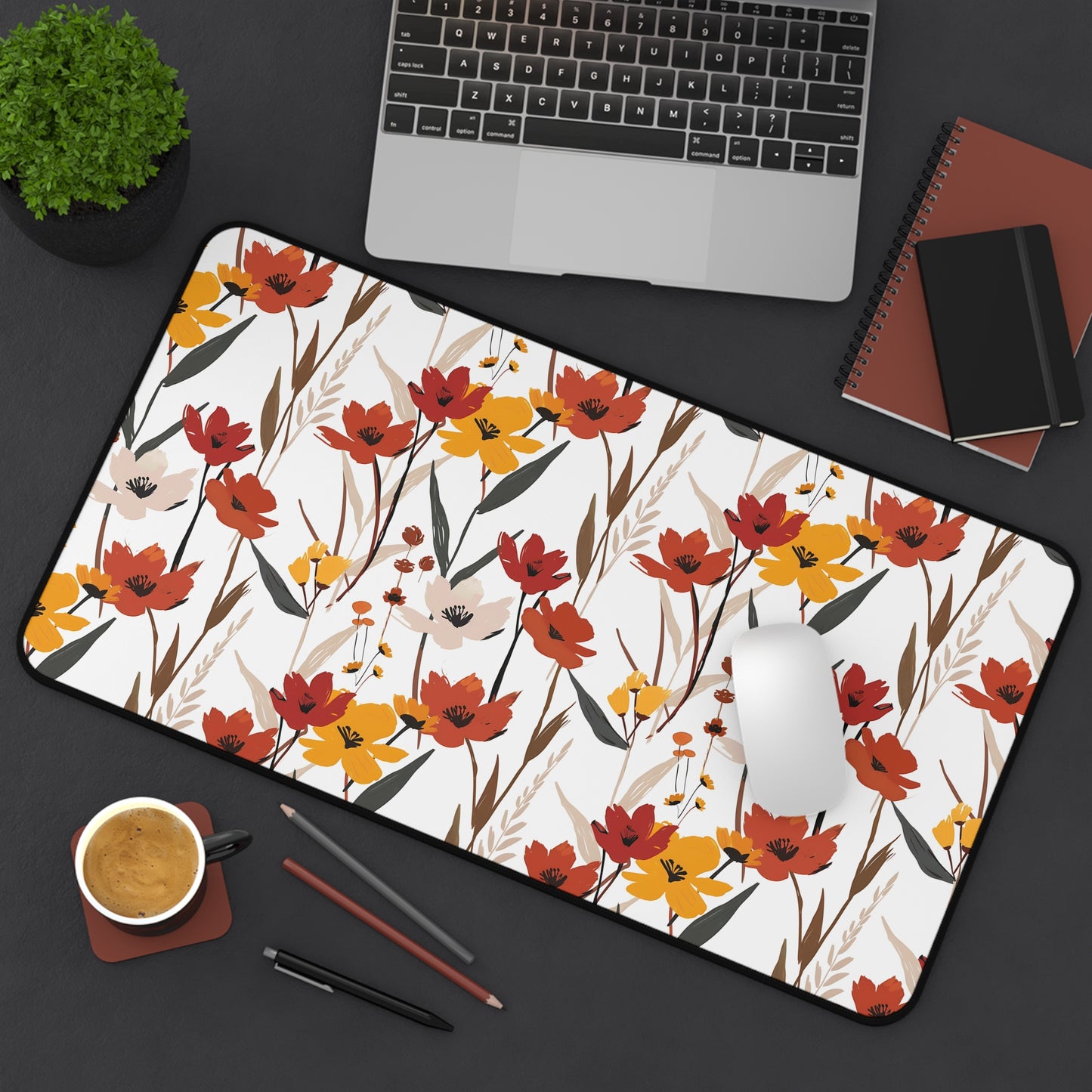 Autumn Inspired - Floral Desk Mat