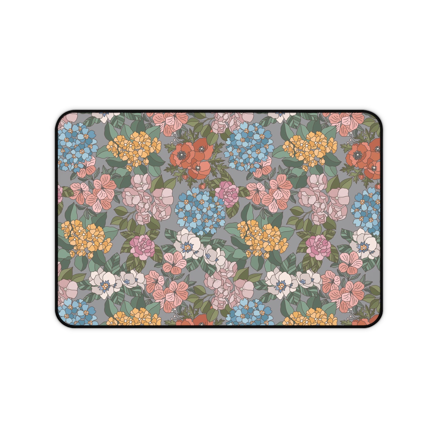 Floral Pattern Desk Mat